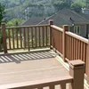 Outdoor Excellent Quality Perforated Wood Plastic Composite Balcony Excel Railing / Handrails for Hotel