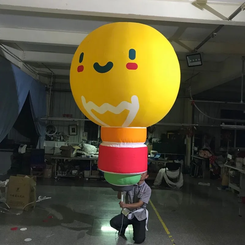 Giant Inflatable Led Light Bulb Balloon / Inflatable Replicate Light