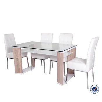 Clear Top Mdf Legs Two Layer Glass Dining Tables For Sale Buy
