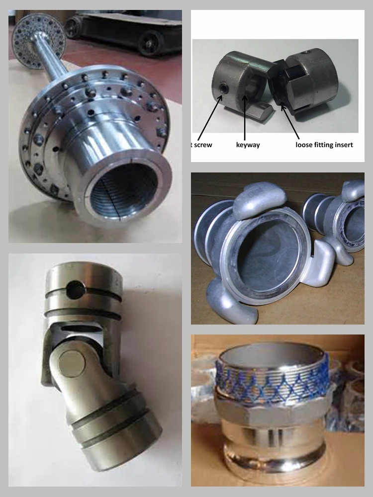 Spline shaft coupling drive shaft coupling cnc machining coupling