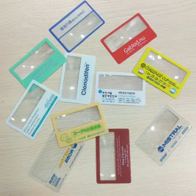 
4X PVC Customize Card Fresnel Magnifying Glass 