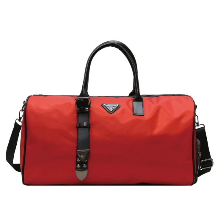 

WOBAG Fashion Oxford Solid Color Short-distance Travel Bag Men Business Tote Duffel Bag High Quality