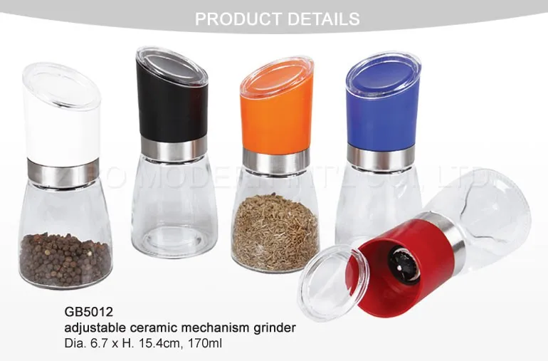 Wholesale 6 Oz Spice Grinder Set Salt Spice And Pepper Shakers,Herb