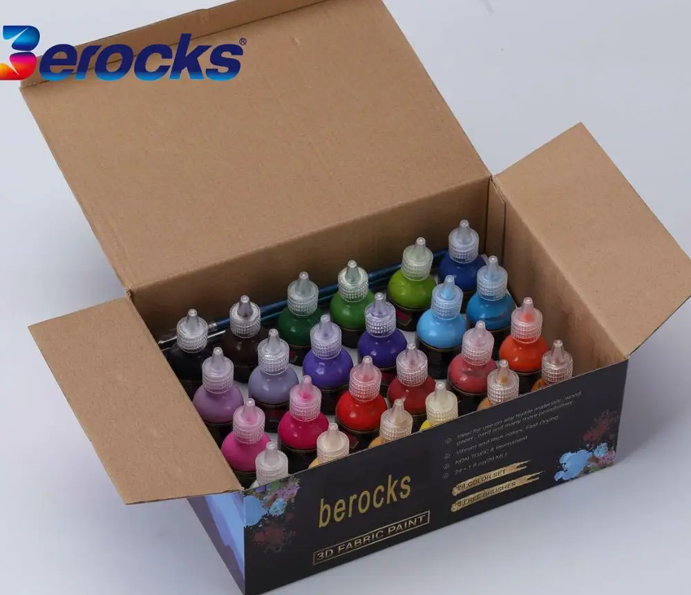 Organic Waterproof Colorful Puffy Paint/acrylic Fabric Paint Buy