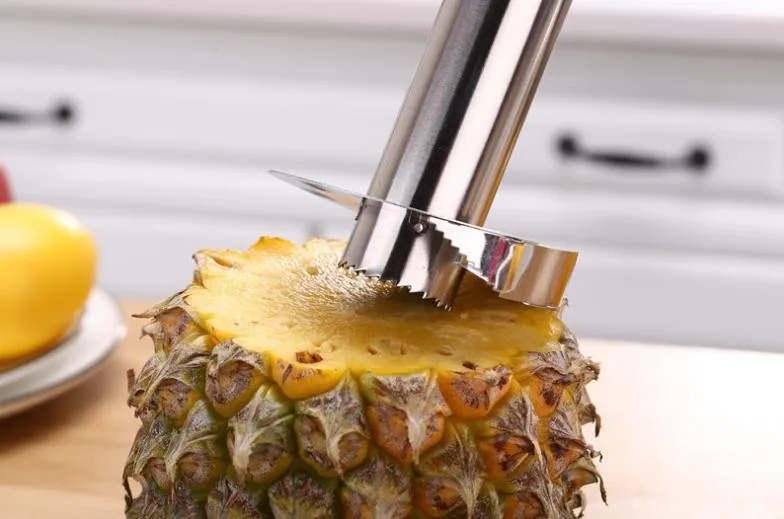 304 Stainless Steel Pineapple Stem Remover Pineapple Corer Peeler