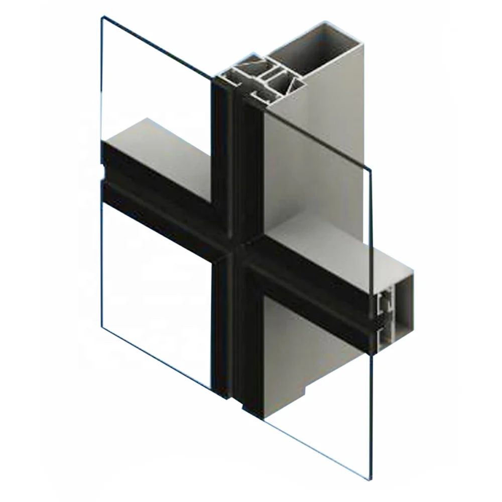 Hardware Curtain Wall Spider System with Aluminum Extrusion Frame