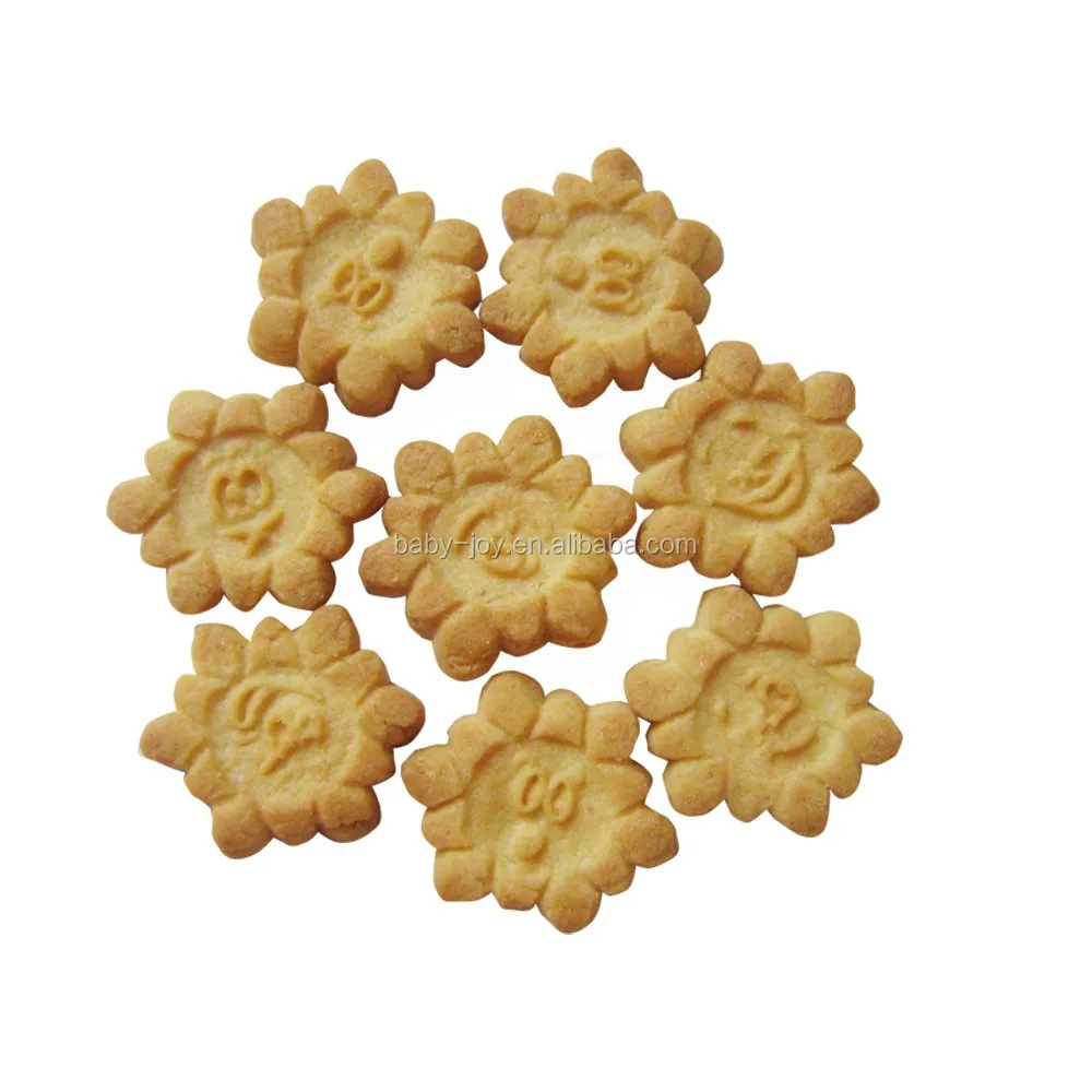 
sunflower shape short biscuit for child 