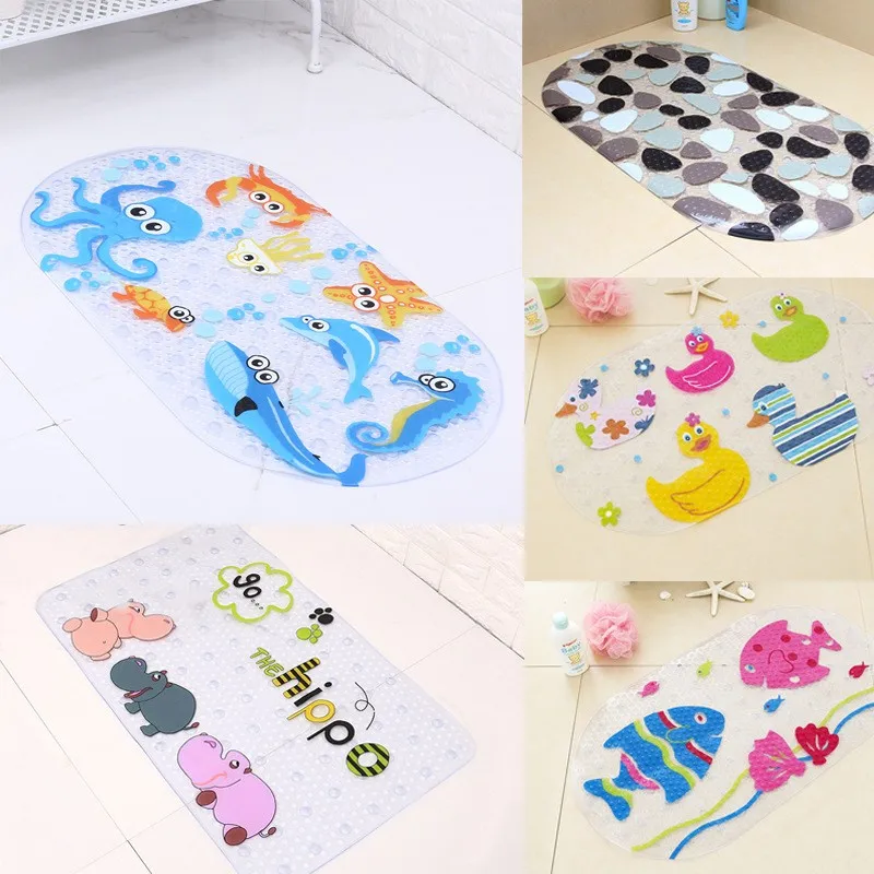 Charmcci 800104 Baby Bath Mat Durable Mildew Mold Resistant Pvc Bath Mat Non Slip Kids Bath Mat