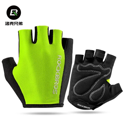 

CBR OEM S099 Fitness Slip-on Sponge Pad Shockproof Anti Slip Bicycle Bike Cycling Racing Half Finger Sports Gloves Accessories, Red;blue;green;gray;rose red
