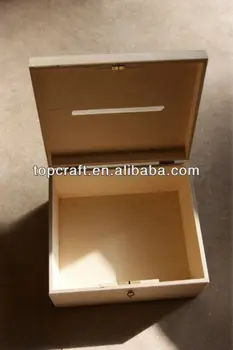 lockable wooden box
