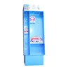 custom logo print bra cardboard floor slipper balloon skateboard supermarket display with peg hook