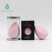 

Amazon hot sell Free Sample Soft blender sponge Powder Puff Makeup Tools With Baby Pink Color