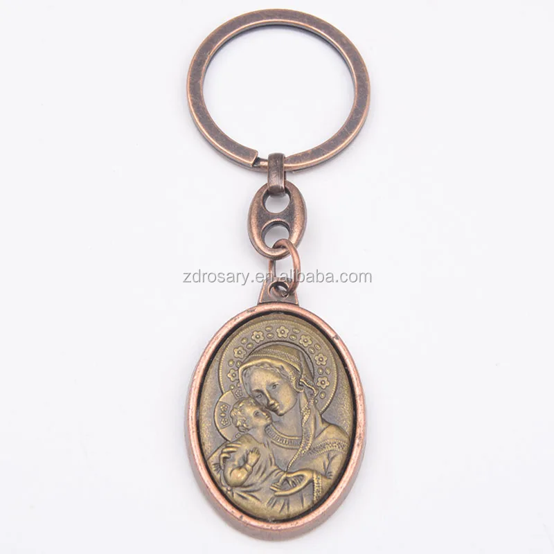 

Religious Souvenirs Key Rings Catholic Gift Icon Keychain