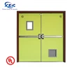 UL fire rated fireproof residential fire rated entry doors with glass window