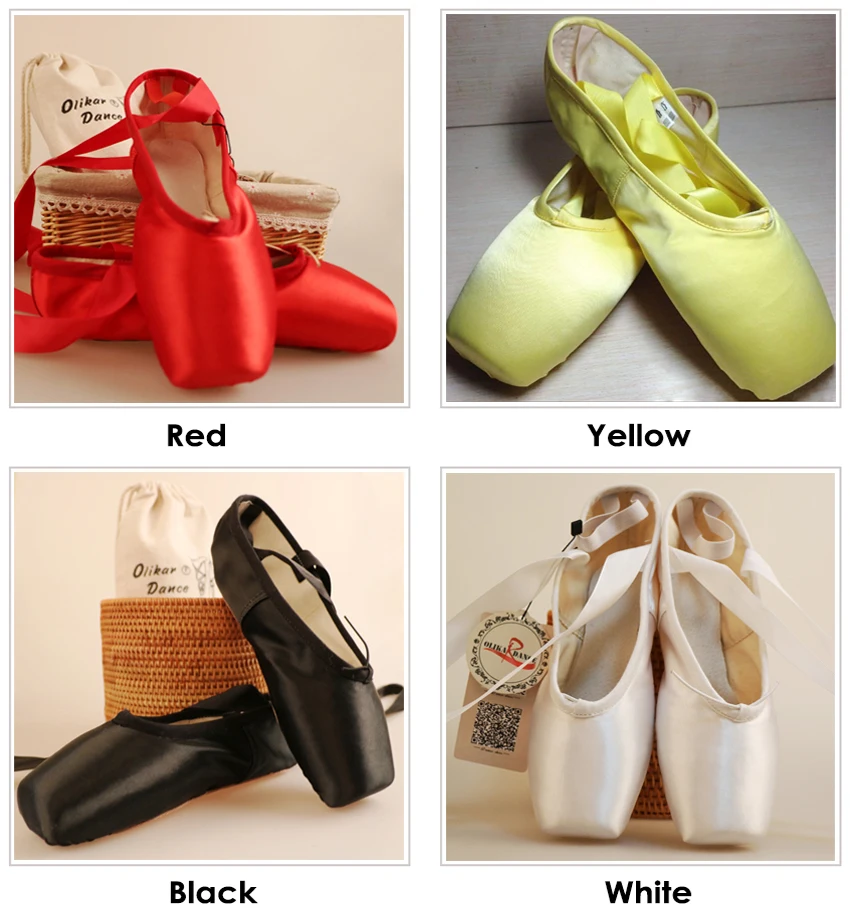 New Arrivals Colorful Ballet Dance Toe Shoes For Girl Professional
