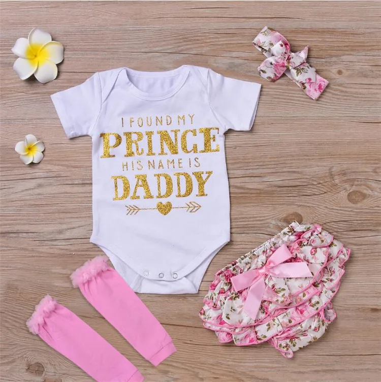 

Girl baby clothing infant baby strampler for gift kids clothes wear with gold printing, Custom color or our colour stock