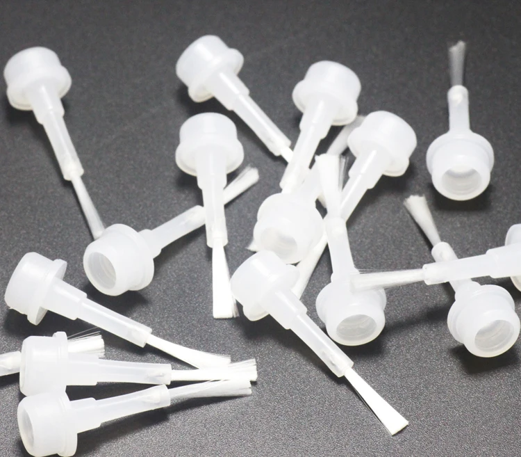 High Quality Brush For Nail Polish Bottle Cap White Or Black Bristle