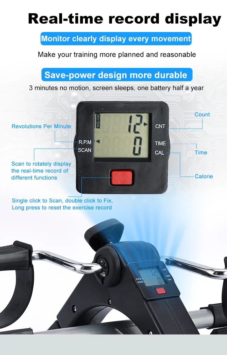 Home Gym Equipment Walking Machine Hand And Foot Rehabilitation Bike