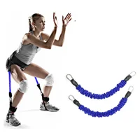 

Fitness Latex Tubing Leg Resistance Bands Vertical Jump Rope Trainer With Wrist Belt And Ankle Straps