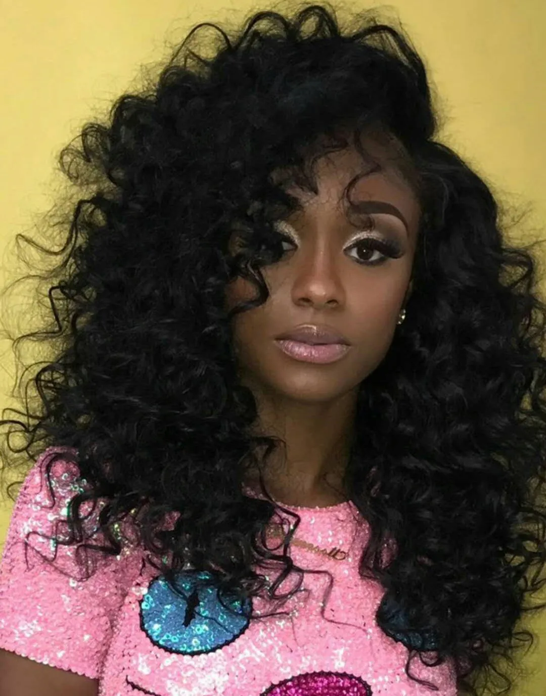 250 Density Full Lace Wig Kinky Curly Wig Men Natural Lace Front