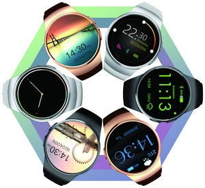 Manufacturer Heart Rate Monitor Pedometer Best Mobile Watch Phone Reloj Inteligente MTK2502C Wristwatches KW18 Kingwear