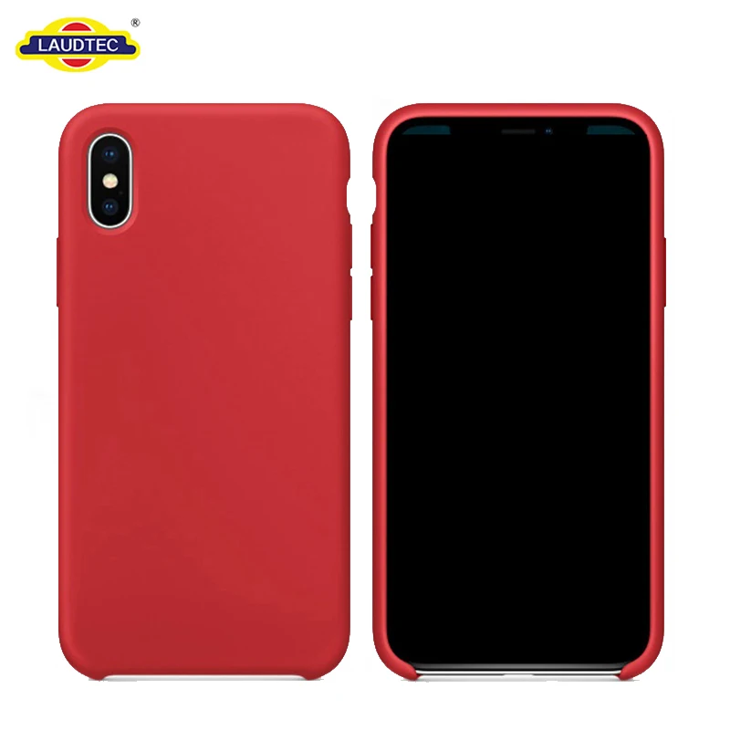 For iPhone 10 Rubber Cover Case, Liquid Silicone Case for iPhone X