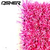 ASHER 20MM outdoor synthetic lawn for hotel trade show pink turf decking