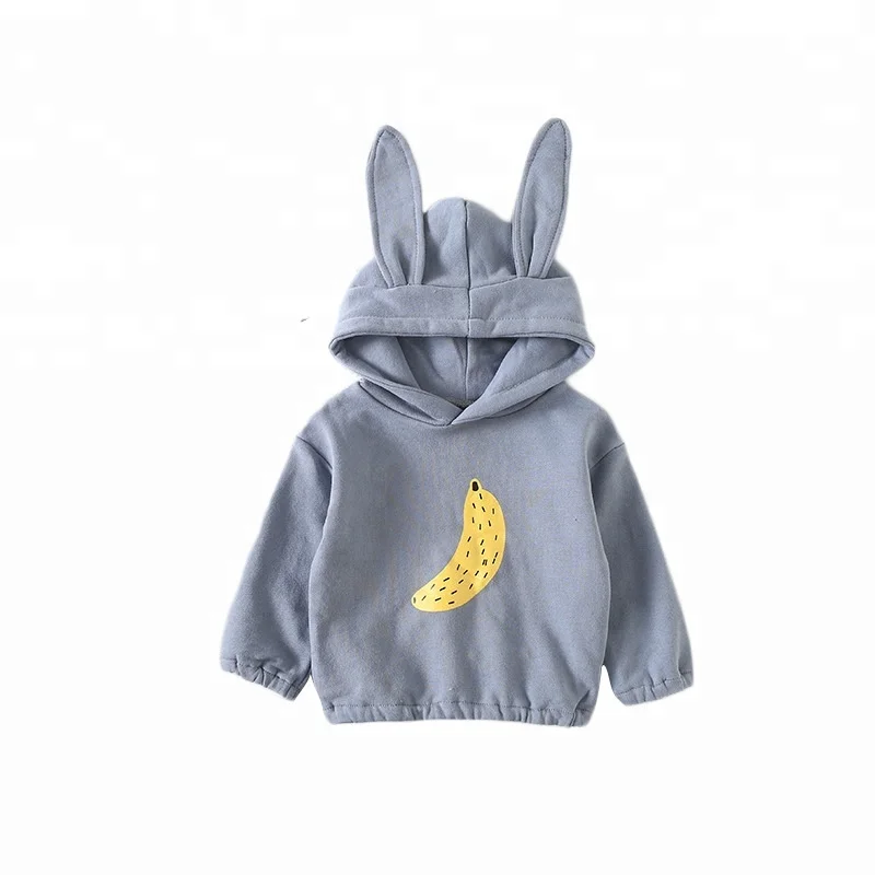 

B23048A Autumn and Winter new fashion baby girls long sleeved Warm Hoodie