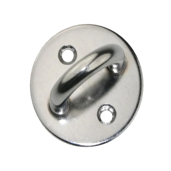 

Stainless steel 304 and 316 Round eye plate, Silver