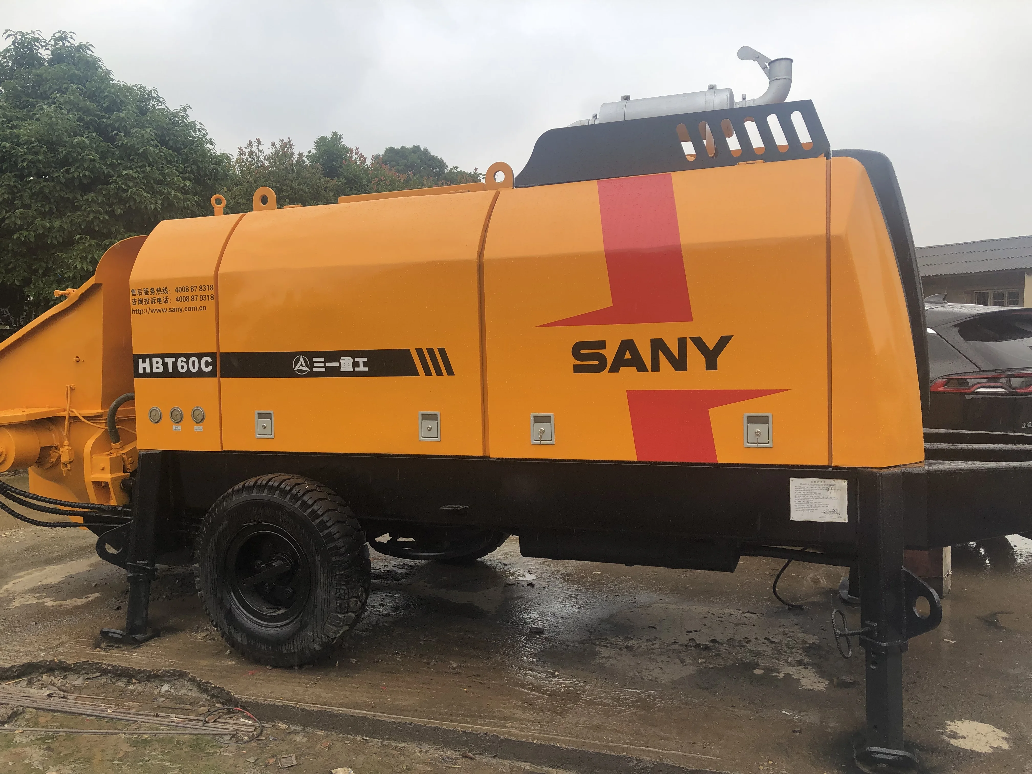 液压泵使用三一固定式混凝土泵出售