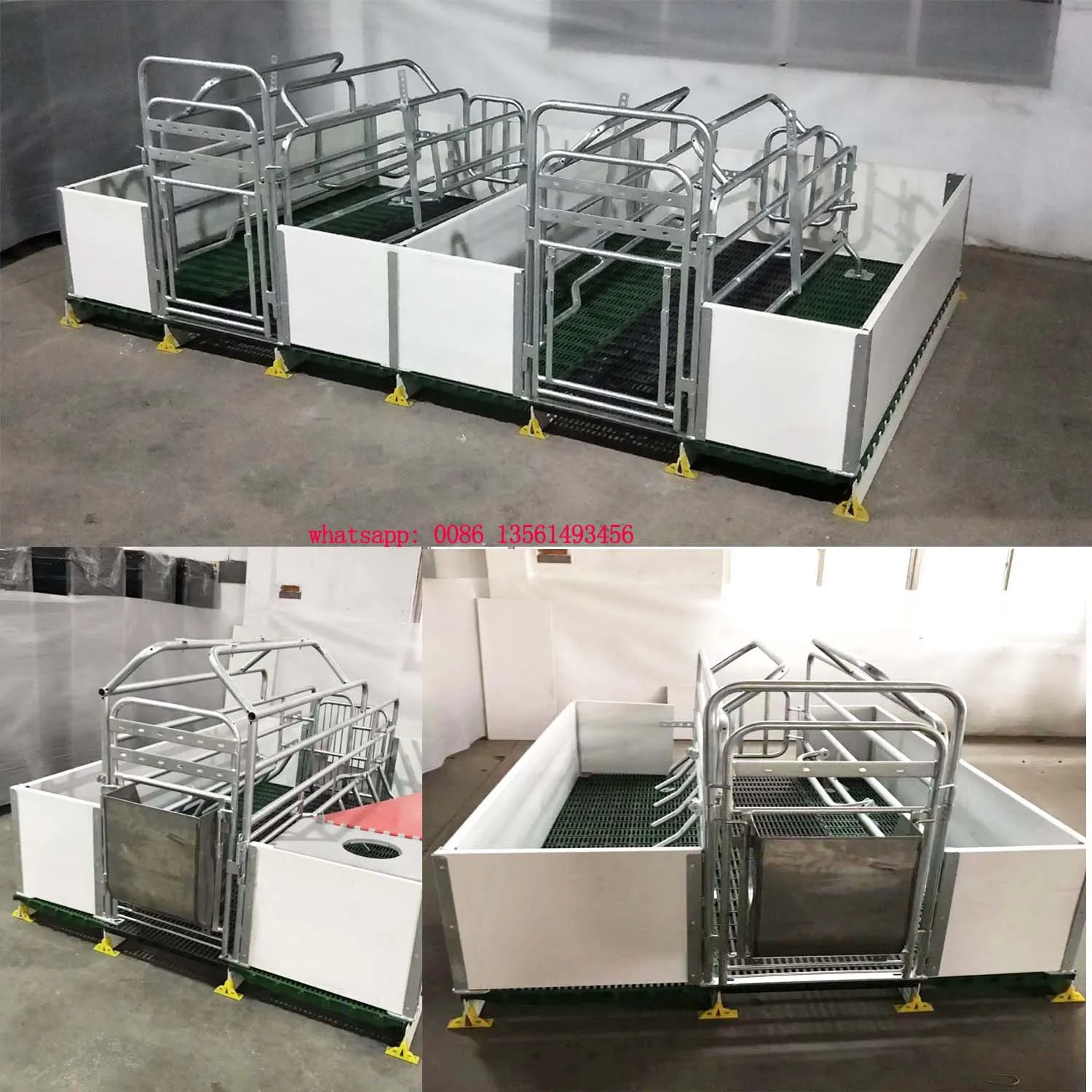 Homemade farrowing crates