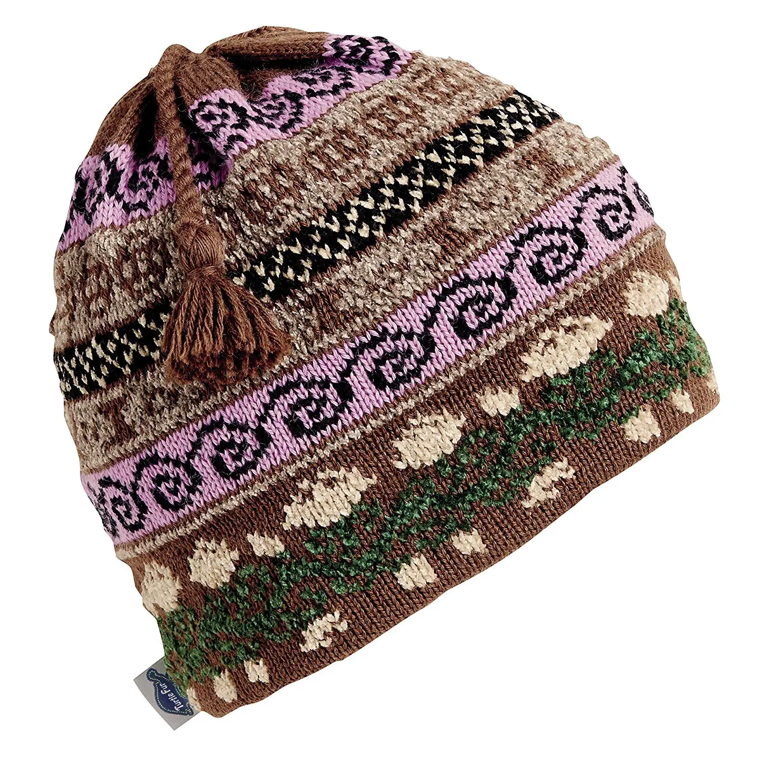 turtle fur hawkeye hat with ear flaps