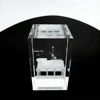 Straight Cube Factory Supply K9 Blank Crystal Cube Wholesale, Crystal Blank Block for 3D Laser Engraving