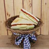 Yiwu factory wholesale soft fake food/ simulated squishy/press bread,bread artificial for kitchen/shop/gift/toys display