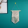 Artilady Macrame Wall Hanging Natural Cotton Handmade Woven Tapestry Art Home Decoration