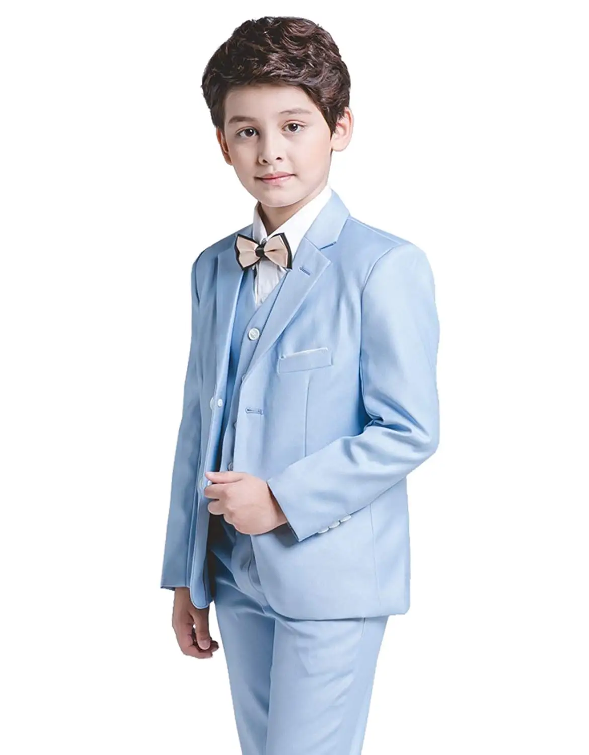 Iyan Boys Formal Wedding Slim Fit Suit Set for Boys