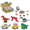 Assemble Dinosaur Ages building blocks twist eggs, children's puzzle diy toys