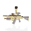 Misterjewelry New custom kar98k gun pendant hip hop iced out pendant