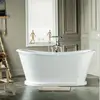 Hot Sell High Quality Elegent Freestanding Cast Iron Baths In Iron Skirt