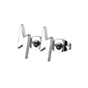 316L Stainless Steel Assorted Designs Elephant Mustache Shapes Ear Stud