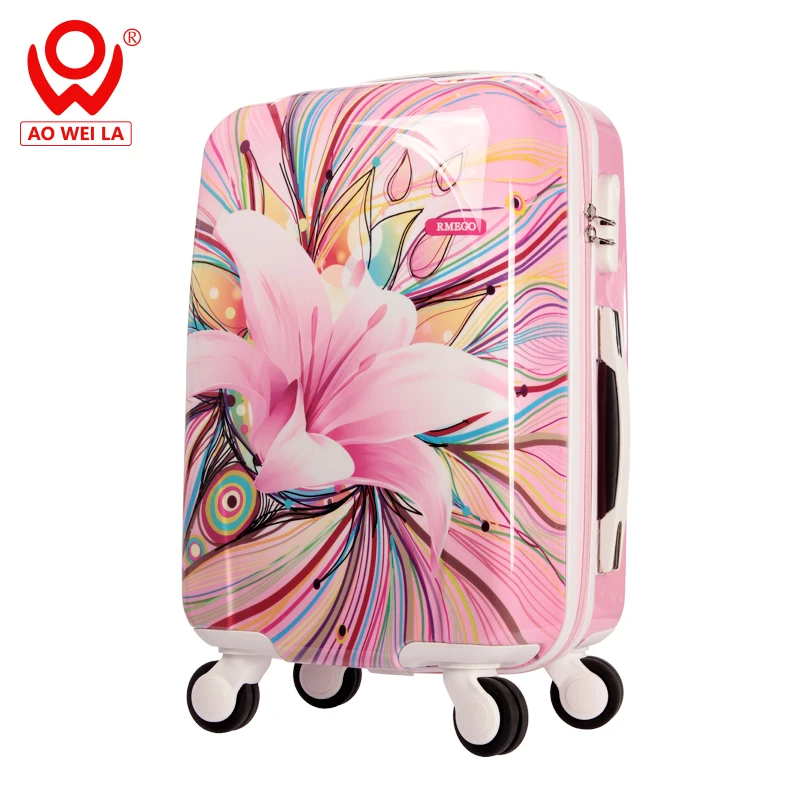 
Girls Hard Trolley Suitcase,Hard Luggage Easy Trip Suitcase 