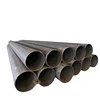 Q235 Q345 SS400 ST37 carbon welded erw steel pipe big diameter price per ton