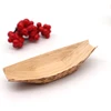 Disposable miniature boat plate natural areca nut leaf plates dishes