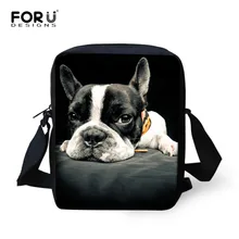 Brand original animal messenger bag for girl cute french bulldog casual cross body bag ladies spain women designer bolsos mujer