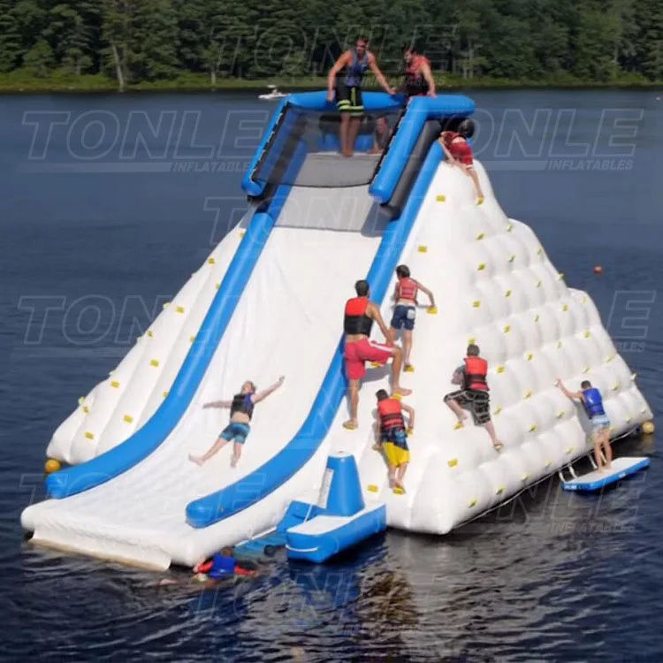 Lake Extreme Glacier Inflatable Iceberg With Slide/ Inflatable Water Park Toys For Sale Buy