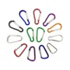 High Quality Carabiner Aluminum Snap Hook Green D type With Pin