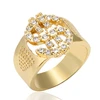money dollar $ hollow cut casting simple design New Fashion 316 Stainless Steel Jewelry Heart Shape Cubic Zircon Pave Setting