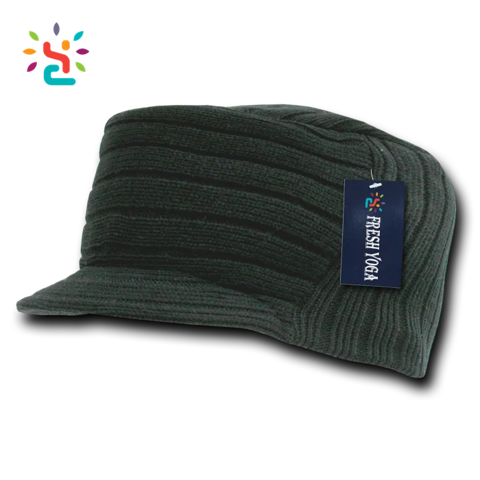 stocking cap with visor