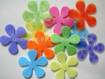 Plastic Flower Non Slip Pvc Mini Bath Mats Pvc Anti Slip Bath Tub