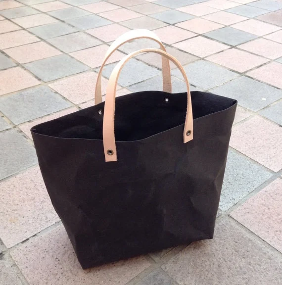 Washable paper bag shopping bags women handbags,custom kraft washable ...